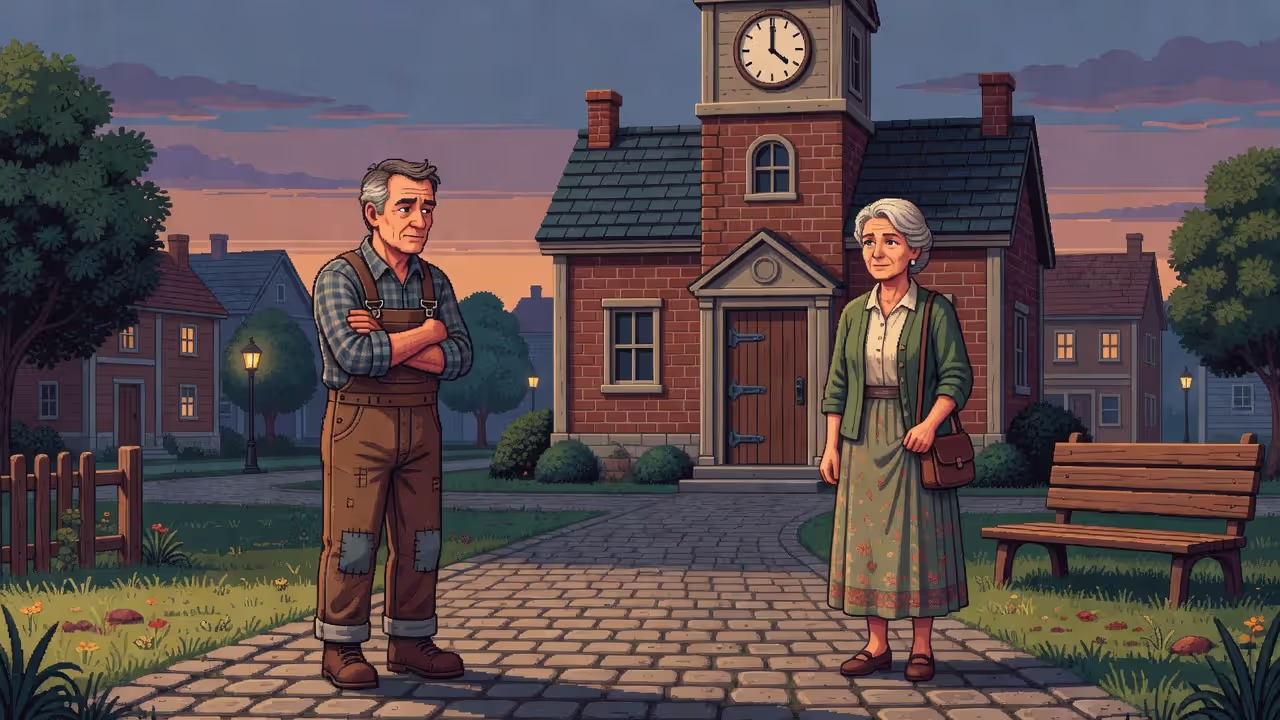 Марни и мэр Льюис — тайные отношения в Stardew Valley