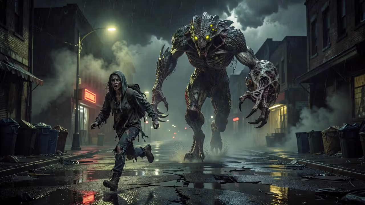 Немезис преследует Джилл в Raccoon City