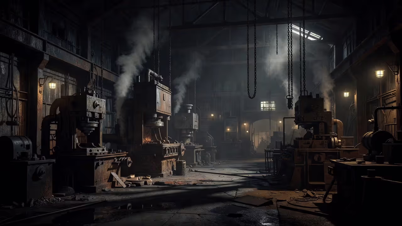 Завод Гейзенберга — мрачная индустриальная локация в Resident Evil Village