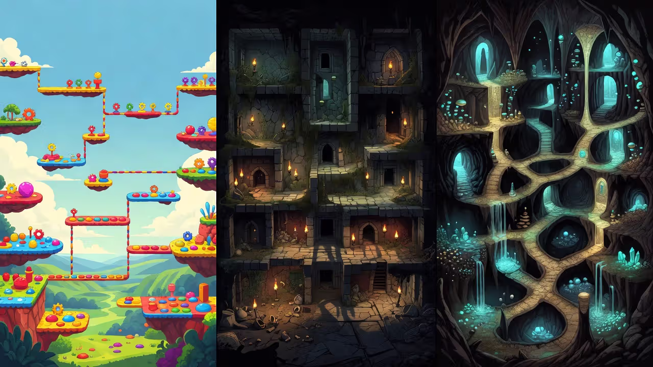 Сравнение жанров: платформер, roguelite и метроидвания